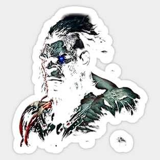 Cyborg Bigfoot Sticker